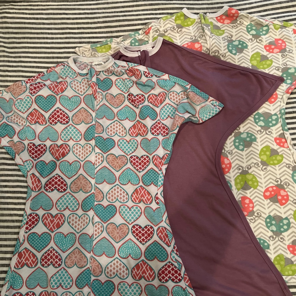 Sleeping Baby Little Love Bug Zipadee-Zip Swaddle Transition - Bundle of 3